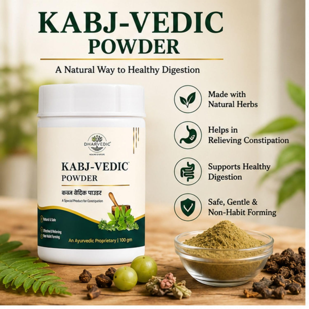Kabj-Vedic Powder
