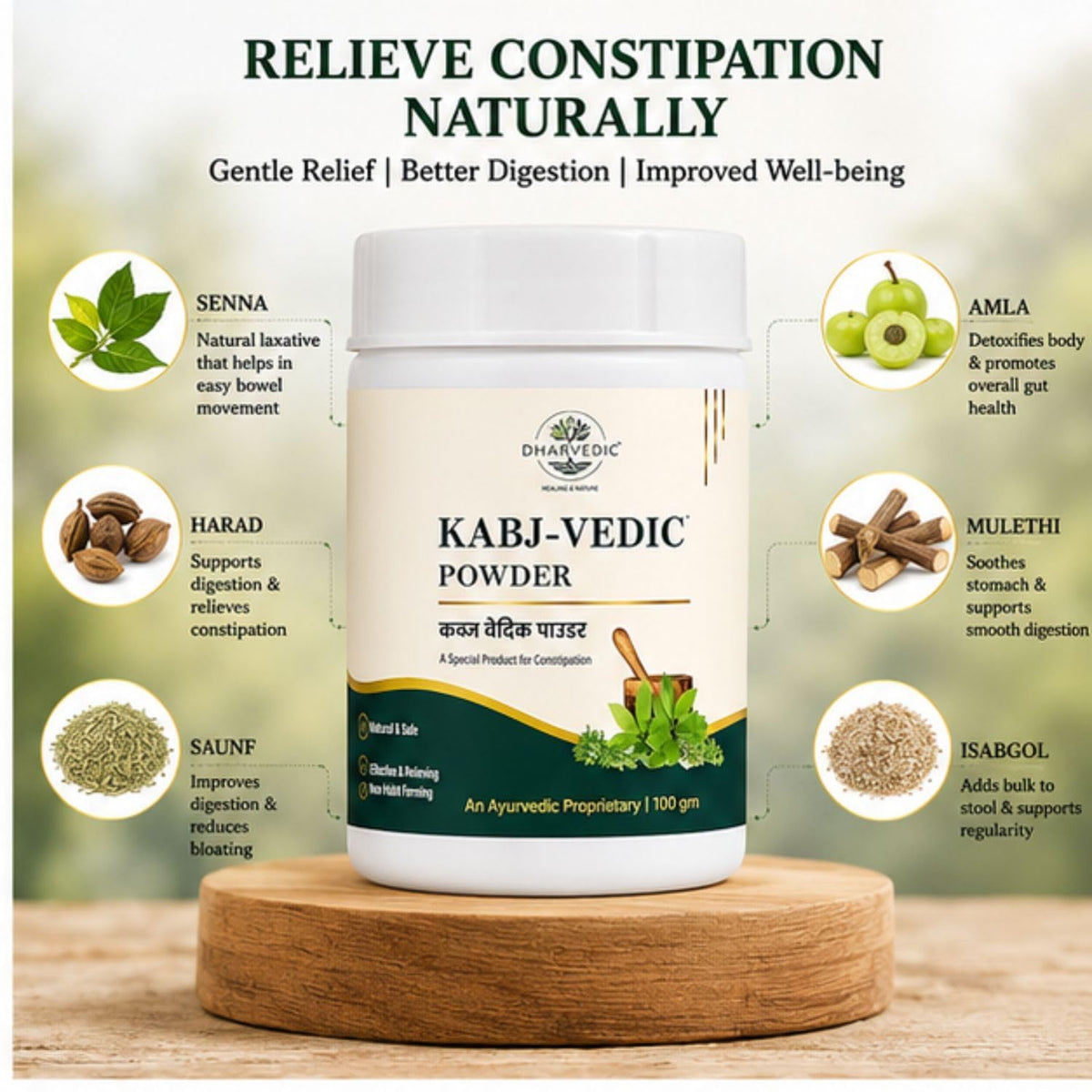 Kabj-Vedic Powder