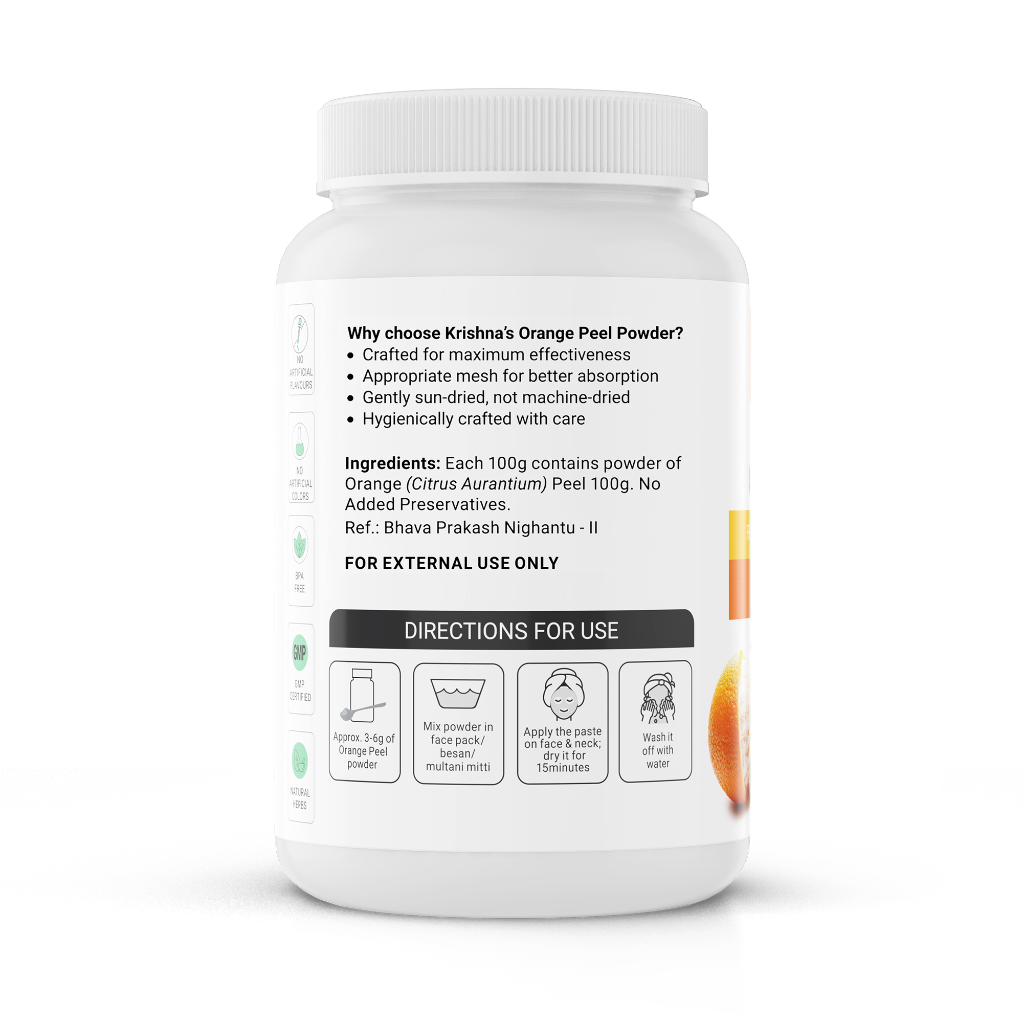 Orange Peel Powder 100 g