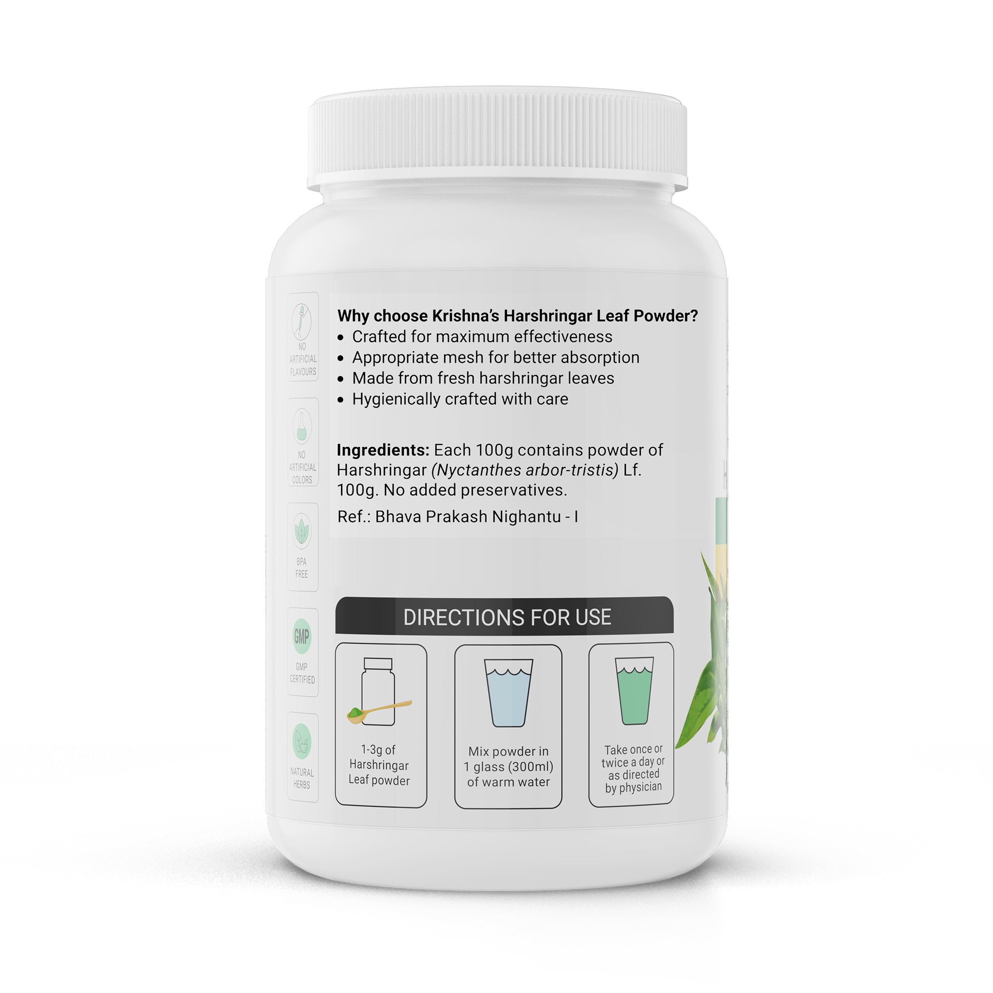 Harshringar Leaf Powder